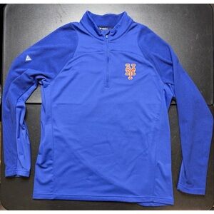 New York Mets Royal Blue Quarter-Zip Pullover